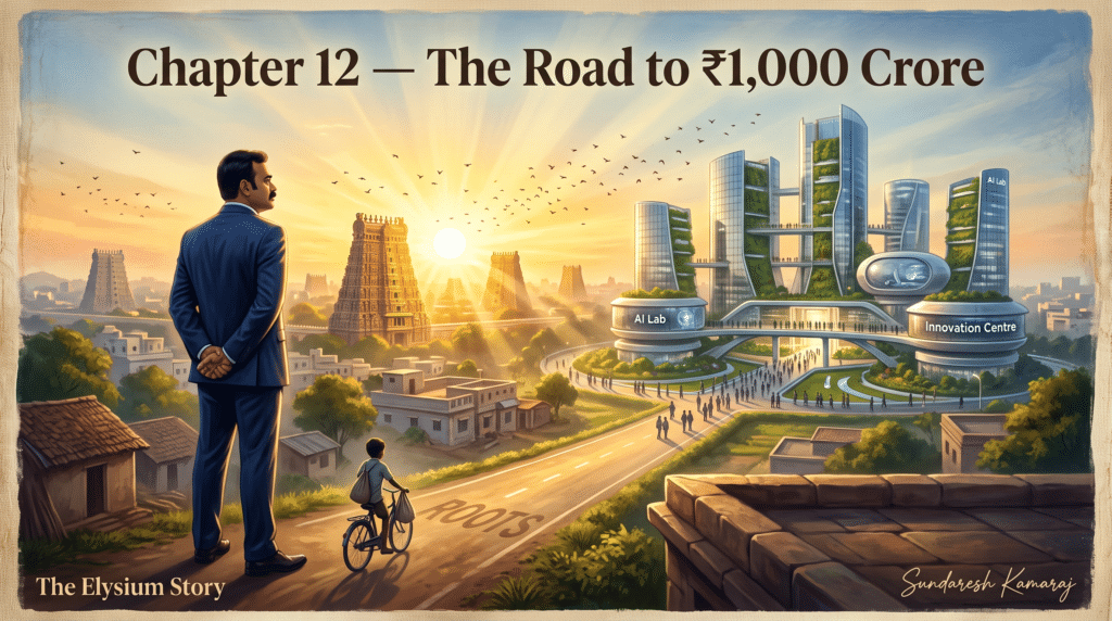 Entrepreneurial vision and ambitious growth journey toward a ₹1,000 crore business