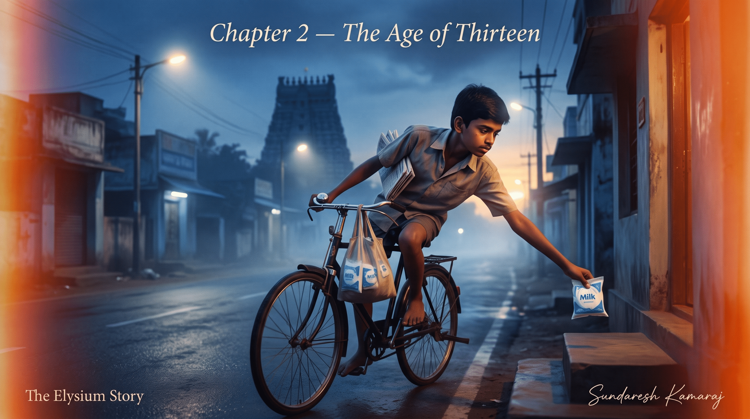 Entrepreneur's early teenage years and the experiences that sparked an ambitious journey