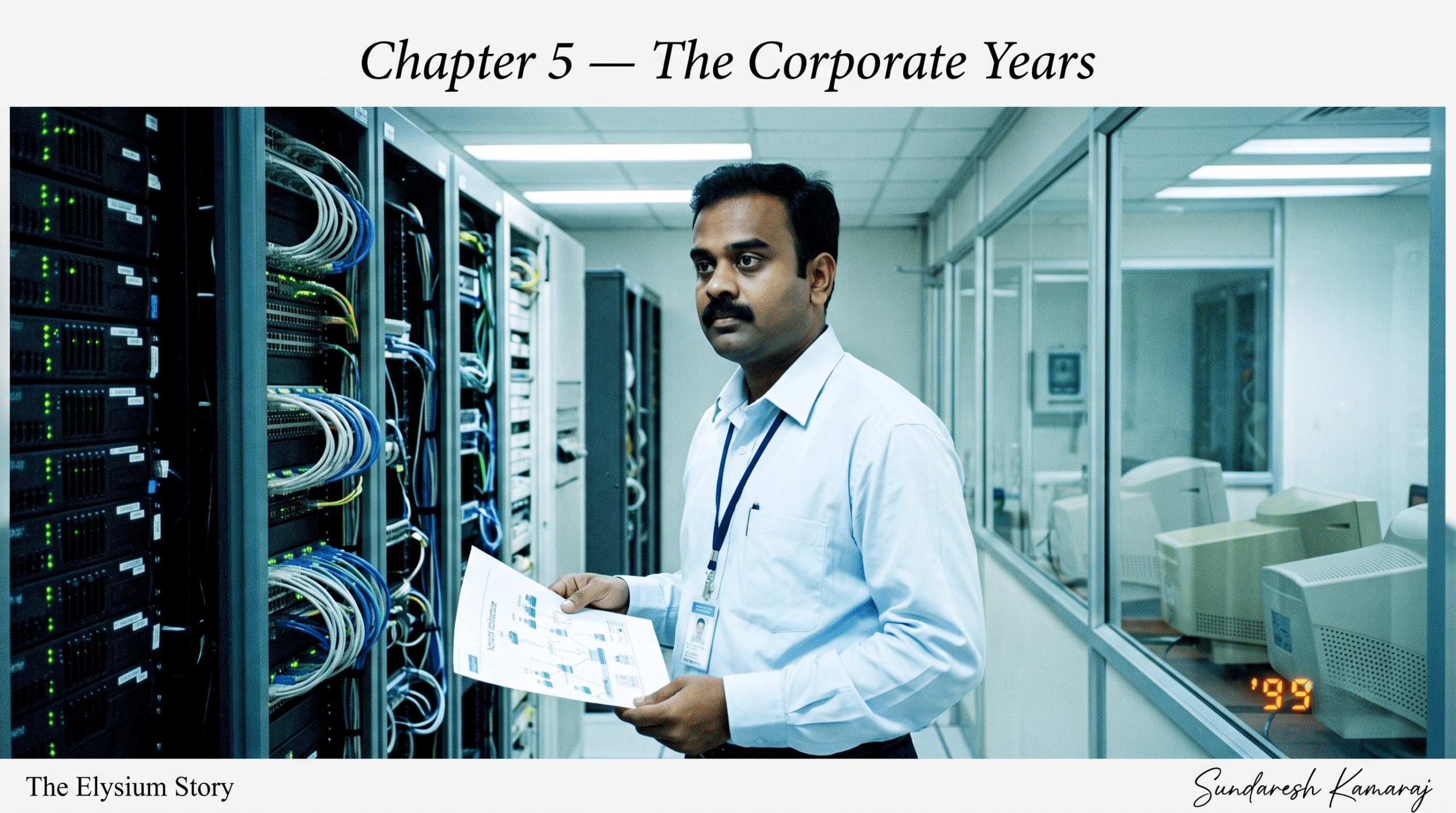 Corporate career years highlighting professional growth, technology and business experience