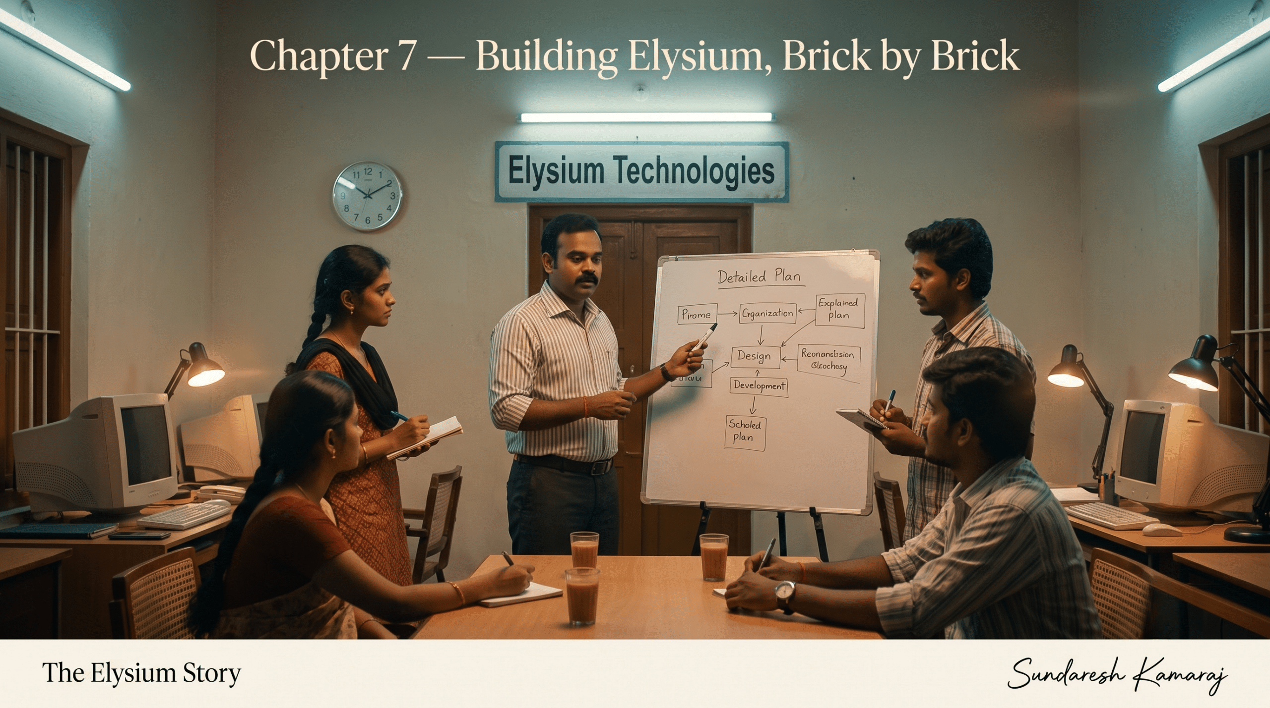 Building Elysium step by step through entrepreneurship, persistence and long-term vision